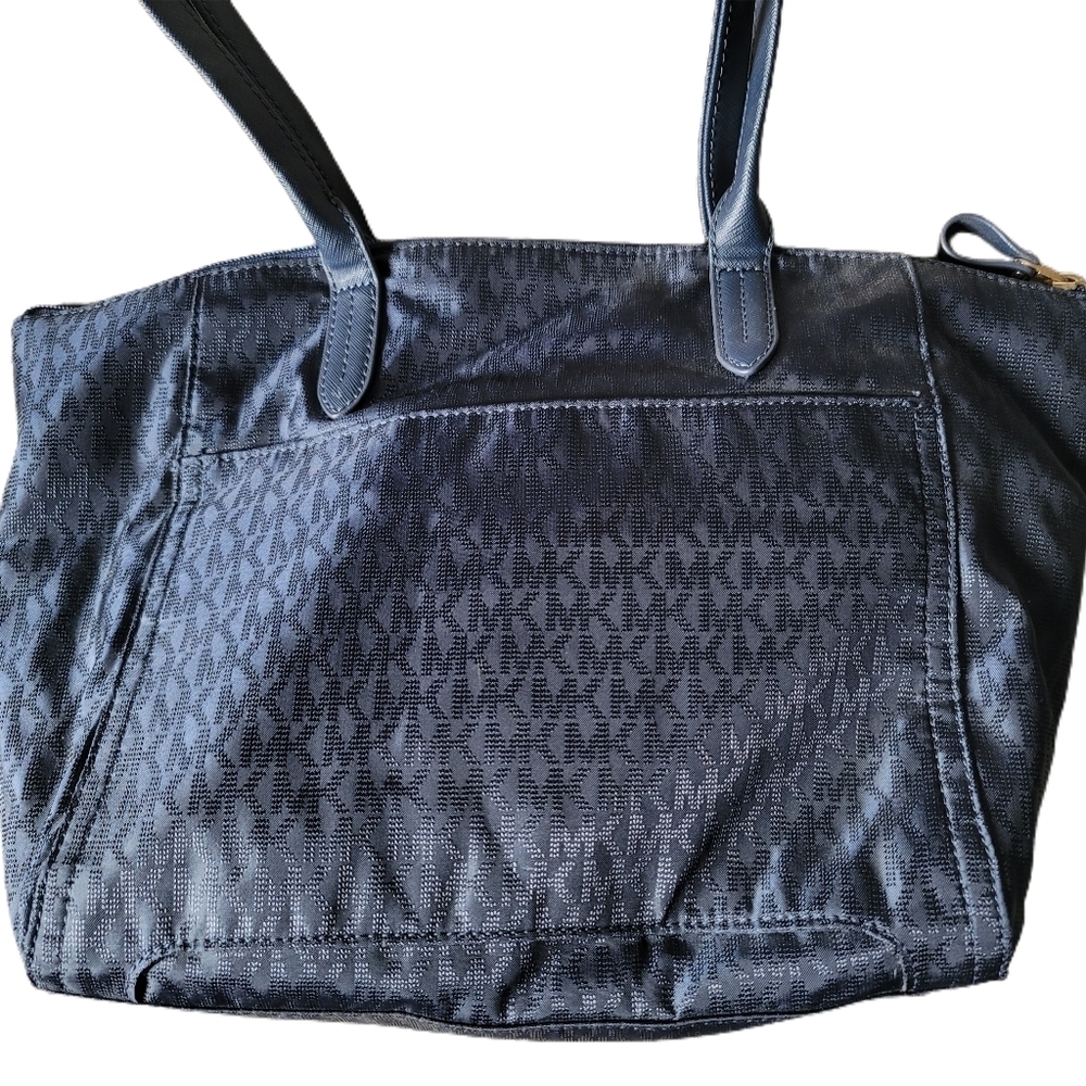 Michael Kors Handbag Navy Monogram Logo - Picture 5 of 7